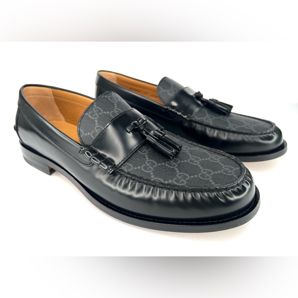 GUCCI Millennial Ribot Supreme Tassel Logo Men Loafers UK 12 - US 12.5 - EU 46